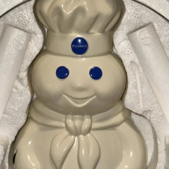 VTG 1985 The Pillsbury Co. Poppin’ Fresh Walkin’ AM/FM Radio w/headphones & box - Picture 15 of 16